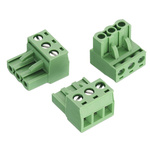 Wurth Elektronik 5mm Pitch 6 Way Pluggable Terminal Block, Plug, Cable Mount, Screw Termination