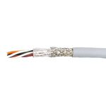 Alpha Wire 4 Pair Foil and Braid Multipair Industrial Cable 0.382 mm²(CE, CSA, UL) Grey 30m EcoCable Mini Series