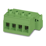 Phoenix Contact 15mm Pitch 3 Way Pluggable Terminal Block, Inverted Plug, Cable Mount, Screw Termination