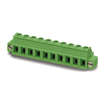 Phoenix Contact 5.08mm Pitch 2 Way Pluggable Terminal Block, Plug, Cable Mount, Screw Termination