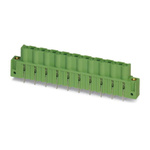 Phoenix Contact 7.62mm Pitch 12 Way Pluggable Terminal Block, Inverted Header, Through Hole, Solder Termination