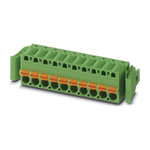 Phoenix Contact 5mm Pitch 10 Way Pluggable Terminal Block, Plug, Spring Cage Termination