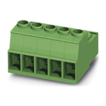 Phoenix Contact 7.62mm Pitch 6 Way Pluggable Terminal Block, Inverted Plug, Cable Mount, Screw Termination