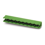 Phoenix Contact 7.5mm Pitch 2 Way Right Angle Pluggable Terminal Block, Header, Through Hole, Solder Termination