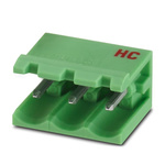 Phoenix Contact 5.08mm Pitch 3 Way Pluggable Terminal Block, Header, Solder Termination