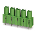 Phoenix Contact 7.62mm Pitch 8 Way Pluggable Terminal Block, Inverted Header, Through Hole, Solder Termination