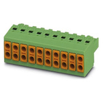 Phoenix Contact 5mm Pitch 8 Way Pluggable Terminal Block, Plug, Spring Cage Termination