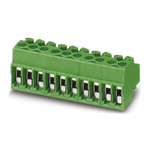 Phoenix Contact 3.5mm Pitch 2 Way Pluggable Terminal Block, Plug, Screw Termination