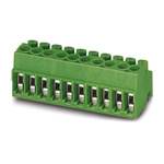 Phoenix Contact 3.5mm Pitch 6 Way Pluggable Terminal Block, Plug, Screw Termination