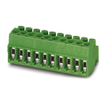 Phoenix Contact 3.5mm Pitch 7 Way Pluggable Terminal Block, Plug, Screw Termination