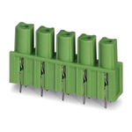 Phoenix Contact 7.62mm Pitch 12 Way Pluggable Terminal Block, Inverted Header, Through Hole, Solder Termination
