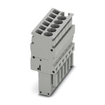 Phoenix Contact 5.2 mm Pitch 15 Way Pluggable Terminal Block, Plug, Spring Cage Termination