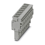 Phoenix Contact 5.2 mm Pitch 7 Way Pluggable Terminal Block, Plug, Screw Termination