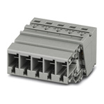 Phoenix Contact 8.2 mm Pitch Pluggable Terminal Block, Receptacle, Push In Termination