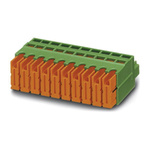 Phoenix Contact 3.81mm Pitch 11 Way Pluggable Terminal Block, Plug, Cable Mount, Screw Termination