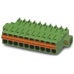 Phoenix Contact 3.81mm Pitch 3 Way Pluggable Terminal Block, Plug, Cable Mount, Spring Cage Termination