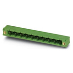 Phoenix Contact 7.62mm Pitch 11 Way Right Angle Pluggable Terminal Block, Header, Through Hole, Solder Termination