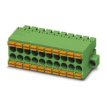 Phoenix Contact 3.5mm Pitch 12 Way Pluggable Terminal Block, Plug, Cable Mount, Spring Cage Termination