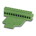 Phoenix Contact 5mm Pitch 12 Way Pluggable Terminal Block, Plug, Screw Termination