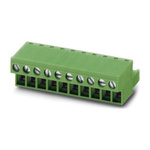 Phoenix Contact 5mm Pitch 15 Way Pluggable Terminal Block, Plug, Cable Mount, Screw Termination