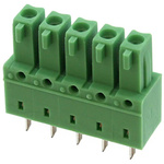 Phoenix Contact 3.81mm Pitch 5 Way Pluggable Terminal Block, Inverted Header, Through Hole, Solder Termination