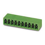 Phoenix Contact 2.5mm Pitch 11 Way Pluggable Terminal Block, Header, Solder Termination