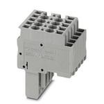Phoenix Contact 5 Way Pluggable Terminal Block, Plug, Spring Cage Termination