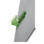Phoenix Contact 5.08mm Pitch 3 Way Pluggable Terminal Block, Feed Through Header, Panel Mount, Solder/Slip on