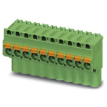 Phoenix Contact 5.08mm Pitch 11 Way Pluggable Terminal Block, Plug, Spring Cage Termination