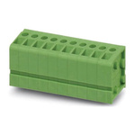 Phoenix Contact 5mm Pitch 8 Way Pluggable Terminal Block, Plug, Spring Cage Termination