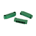 Wurth Elektronik 3.81mm Pitch 4 Way Pluggable Terminal Block, Header, PCB Mount, Solder Termination
