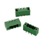 Wurth Elektronik 5.0mm Pitch 4 Way Pluggable Terminal Block, Header, PCB Mount, Solder Termination