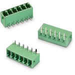 Wurth Elektronik 3.5mm Pitch 3 Way Horizontal Pluggable Terminal Block, Header, Through Hole, Solder Termination