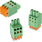 Wurth Elektronik 3.81mm Pitch 12 Way Horizontal Pluggable Terminal Block, Plug, Cable Mount, Solder Termination