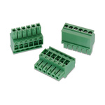 Wurth Elektronik 3.5mm Pitch 12 Way Horizontal Pluggable Terminal Block, Plug, Cable Mount, Solder Termination