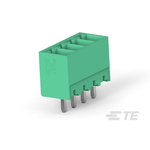 TE Connectivity 3.5mm Pitch 12 Way Vertical Pluggable Terminal Block, Header, Through Hole, Solder Termination