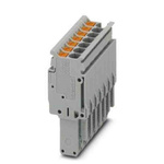 Phoenix Contact 5.2mm Pitch Pluggable Terminal Block, Plug, DIN Rail, Push In Termination