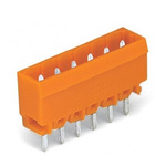 Wago 5mm Pitch 10 Way Pluggable Terminal Block, Header