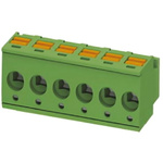 Phoenix Contact 5mm Pitch 4 Way Horizontal Pluggable Terminal Block, Plug, Cable Mount, Spring Cage Termination