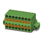 Phoenix Contact 3.5mm Pitch 5 Way Pluggable Terminal Block, Plug, Cable Mount, Spring Cage Termination