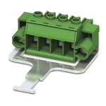 Phoenix Contact 7.62mm Pitch 2 Way Pluggable Terminal Block, Plug, Screw Termination