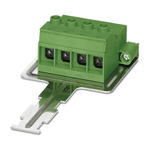 Phoenix Contact 15mm Pitch 4 Way Pluggable Terminal Block, Inverted Plug, Cable Mount, Screw Termination