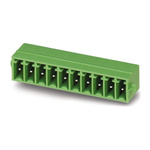 Phoenix Contact 3.5mm Pitch 15 Way Right Angle Pluggable Terminal Block, Header, Through Hole, Solder Termination