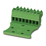 Phoenix Contact 3.5mm Pitch 8 Way Pluggable Terminal Block, Plug, Cable Mount, Screw Termination