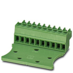 Phoenix Contact 3.81mm Pitch 9 Way Pluggable Terminal Block, Plug, Cable Mount, Screw Termination