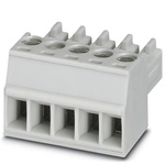 Phoenix Contact 3.5mm Pitch 3 Way Pluggable Terminal Block, Plug, Cable Mount, Screw Termination