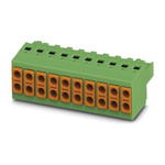 Phoenix Contact 5mm Pitch 8 Way Pluggable Terminal Block, Plug, Spring Cage Termination