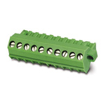 Phoenix Contact 5.08mm Pitch 2 Way Pluggable Terminal Block, Plug, Screw Termination