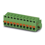 Phoenix Contact 5mm Pitch 7 Way Pluggable Terminal Block, Plug, Spring Cage Termination