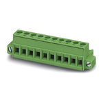Phoenix Contact 5mm Pitch 9 Way Pluggable Terminal Block, Plug, Screw Termination